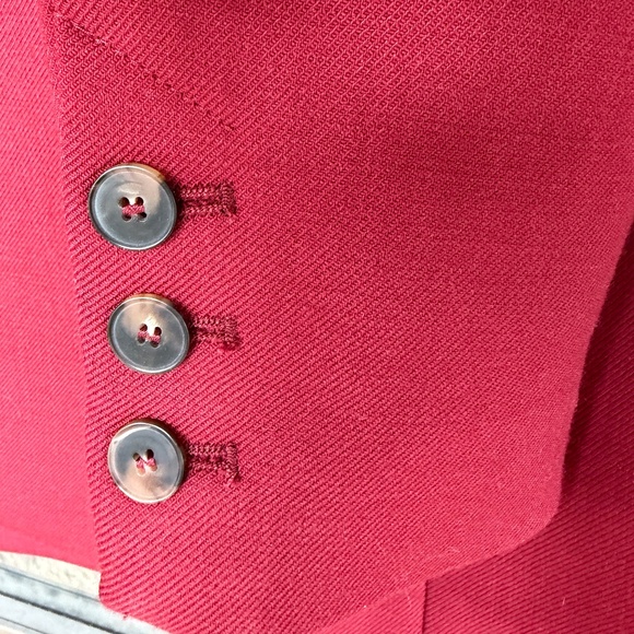 Sézane Chelsea Jacket (blazer), size 4, in burgundy - Picture 4 of 8